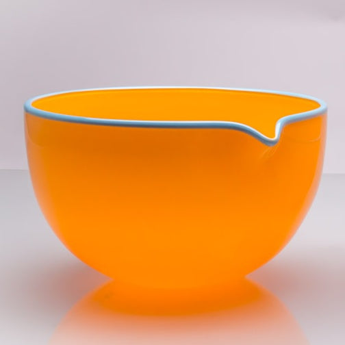 Marigold Spouted Glass Pouring Bowl, Large