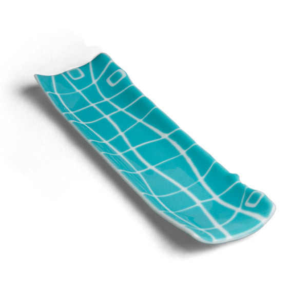 Turquoise + White Mod Squad Channel Tray, Medium
