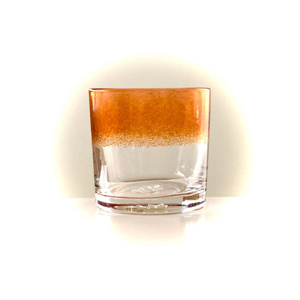 Red Ombre Glass Tumbler