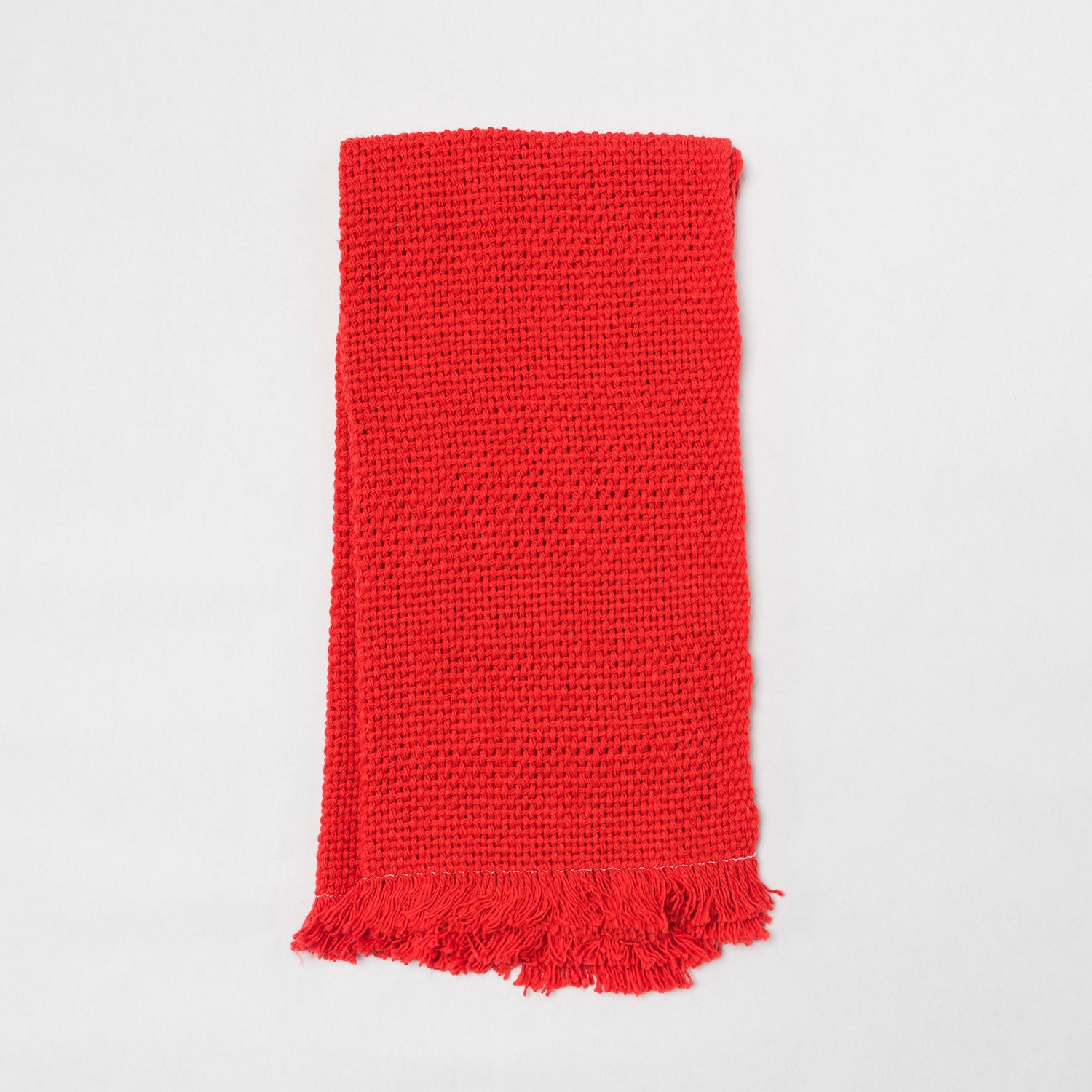KD Weave Red Hand Towel, Set of 2