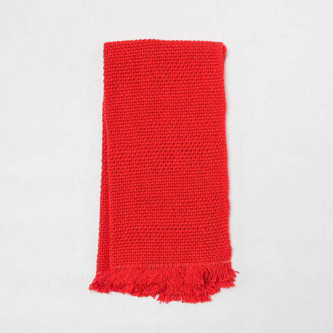 KD Weave Red Hand Towel, Set of 2