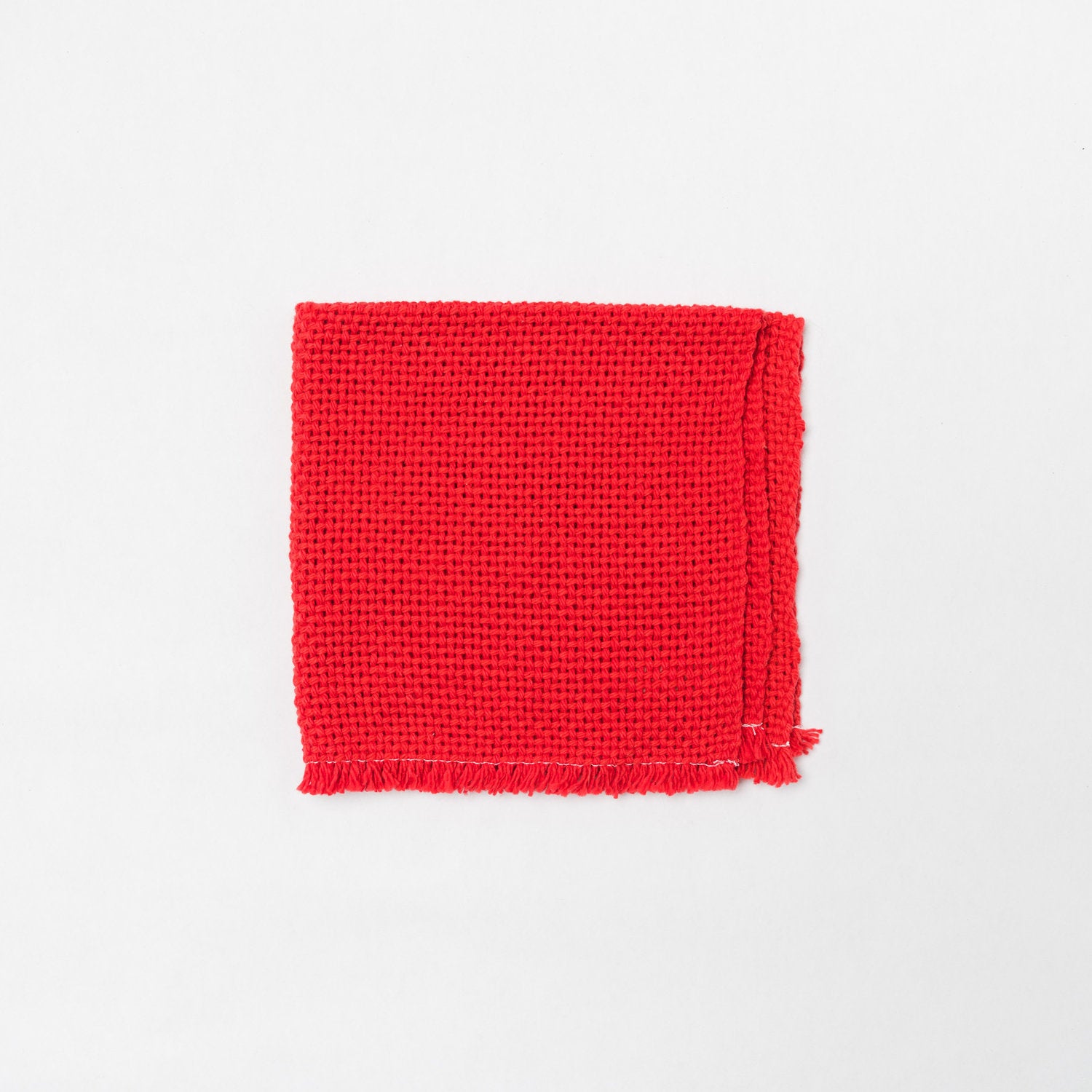 KD Weave Red Wash Cloth