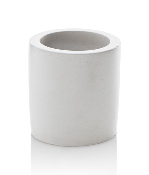PLC White Sink Bathroom Counter Set