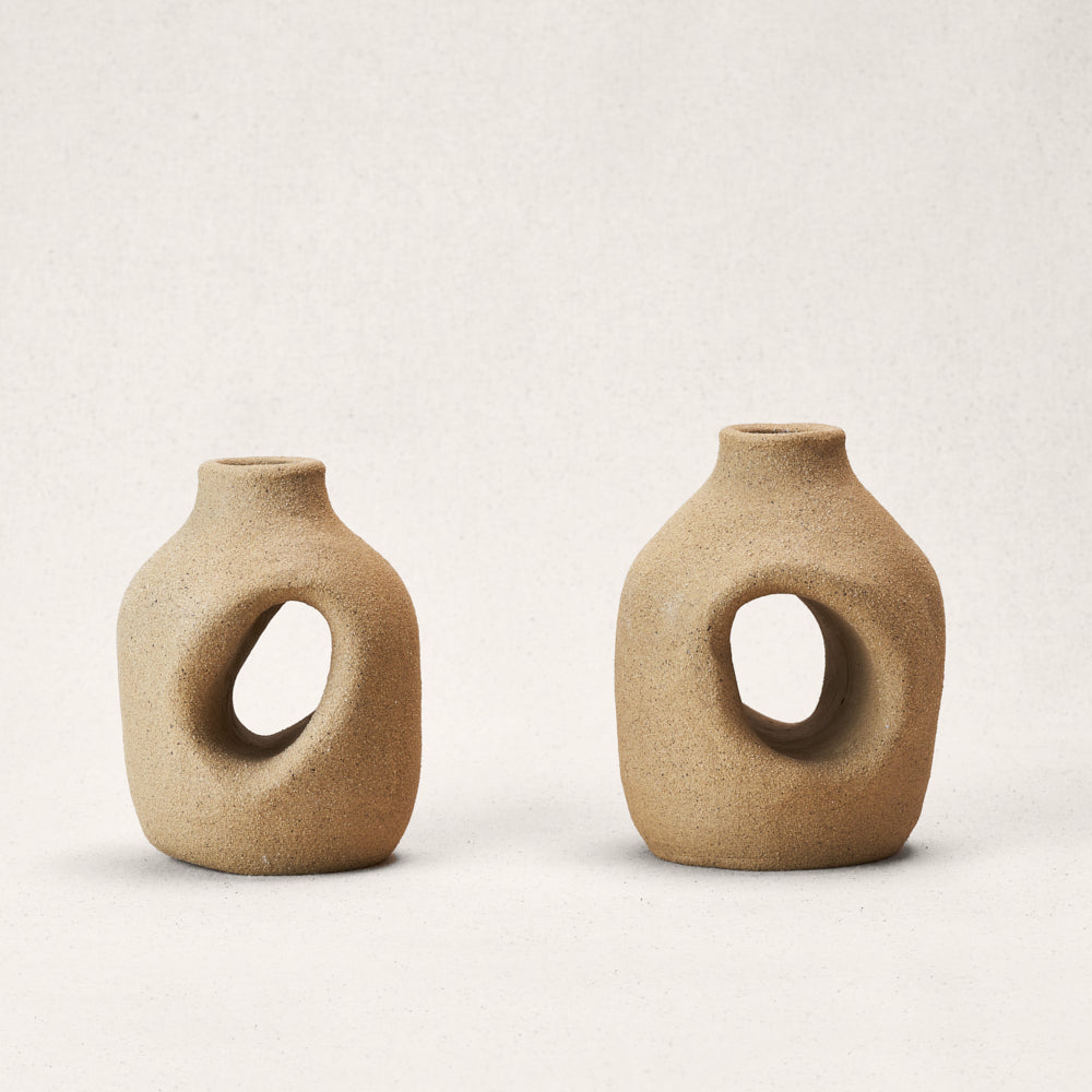Elsie Bookends in Raw Birch