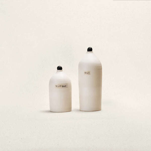 Tuscany Blanc Oil & Vinegar Set
