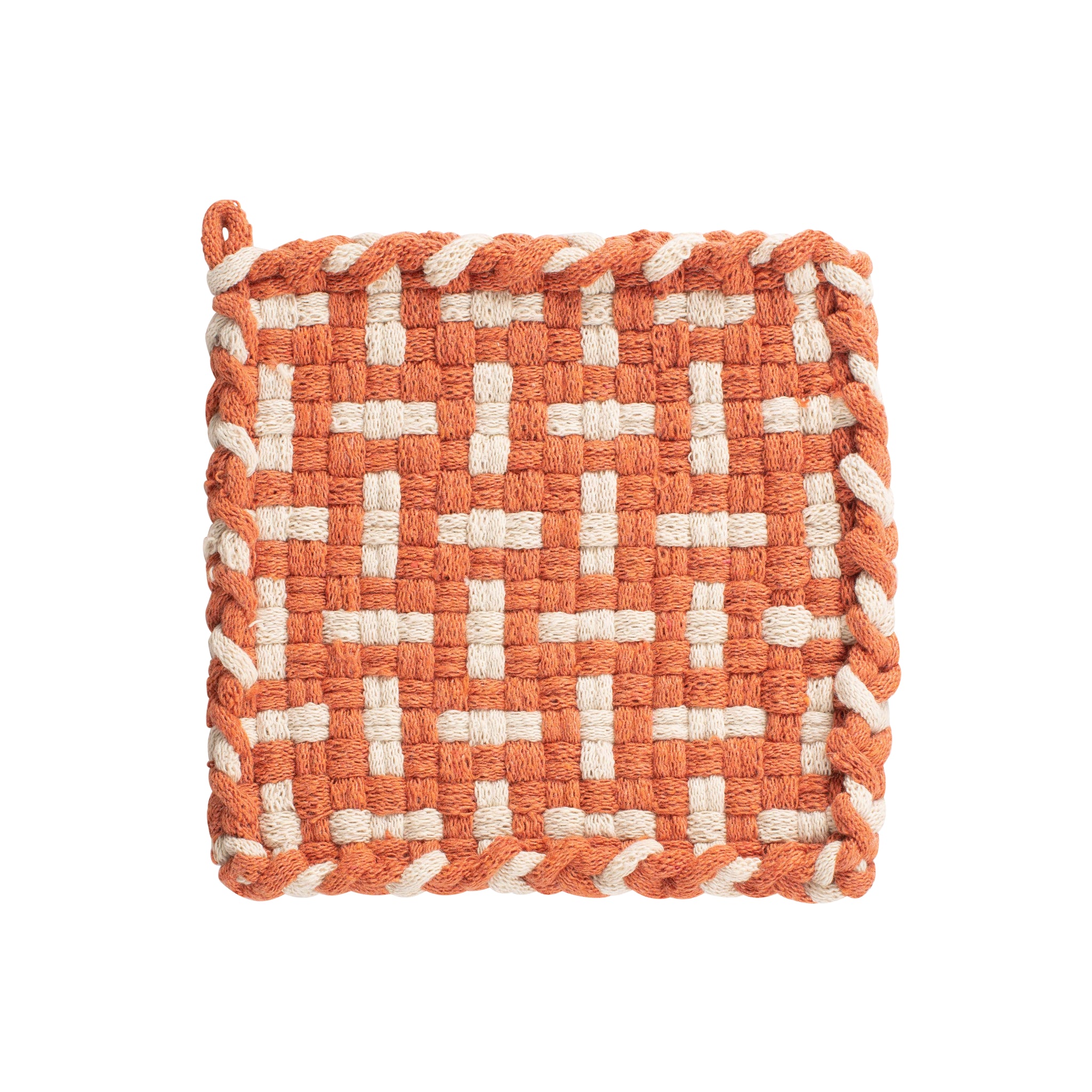 SEEDLING Spice & Flax Handwoven Potholder