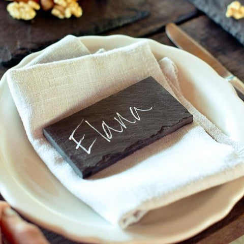 Brooklyn Slate Table Setting Placard