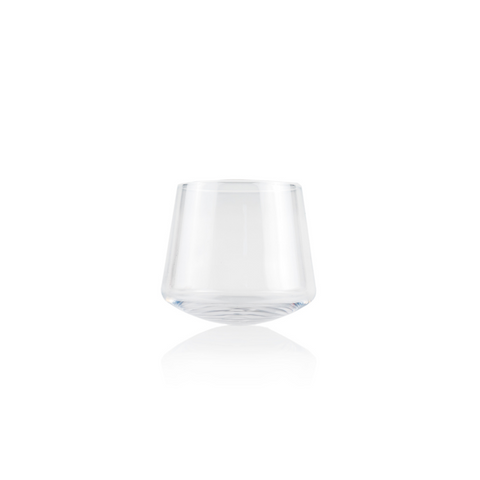 Clear Spin Stemless Wine Glass