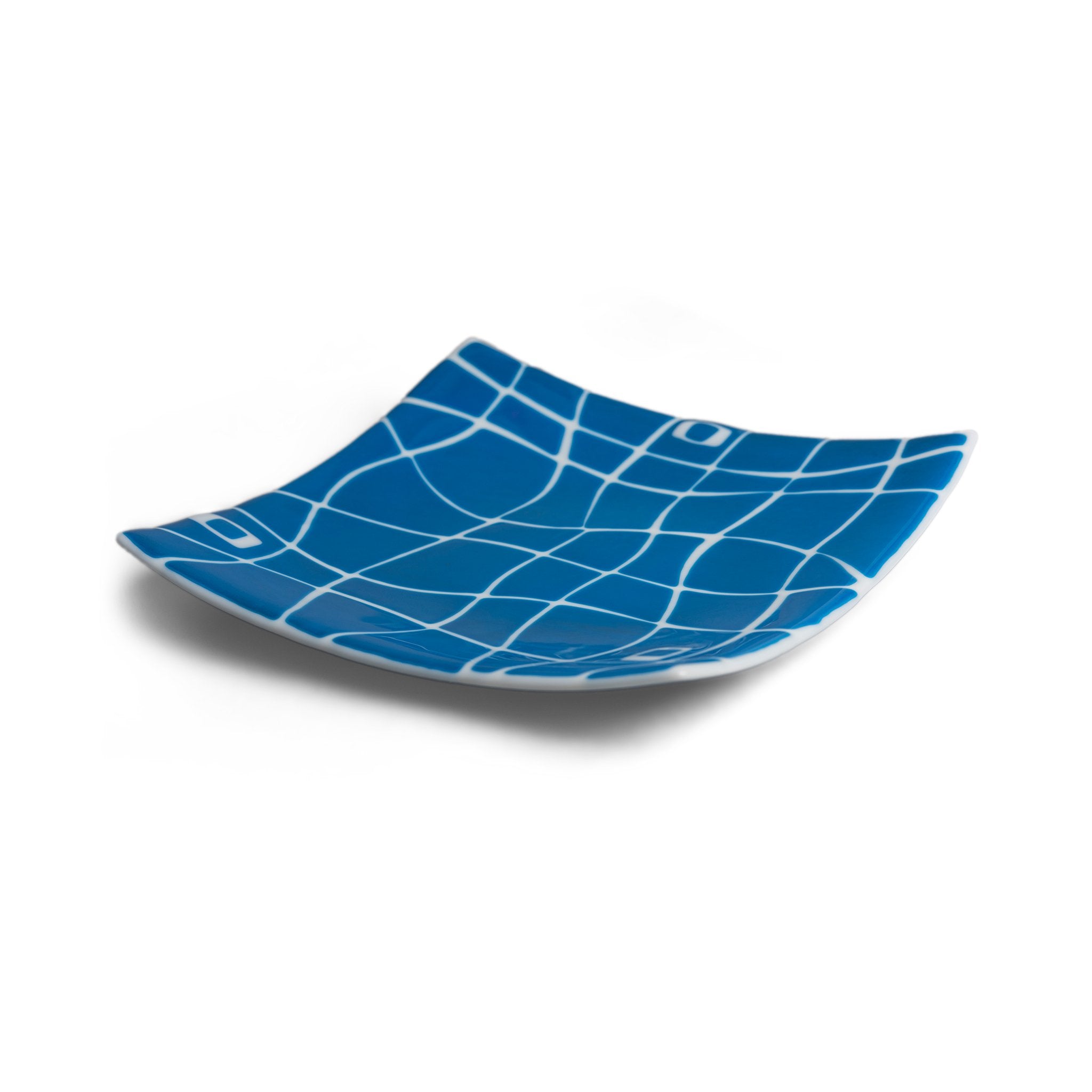Egyptian Blue Mod Square Channel Bowl