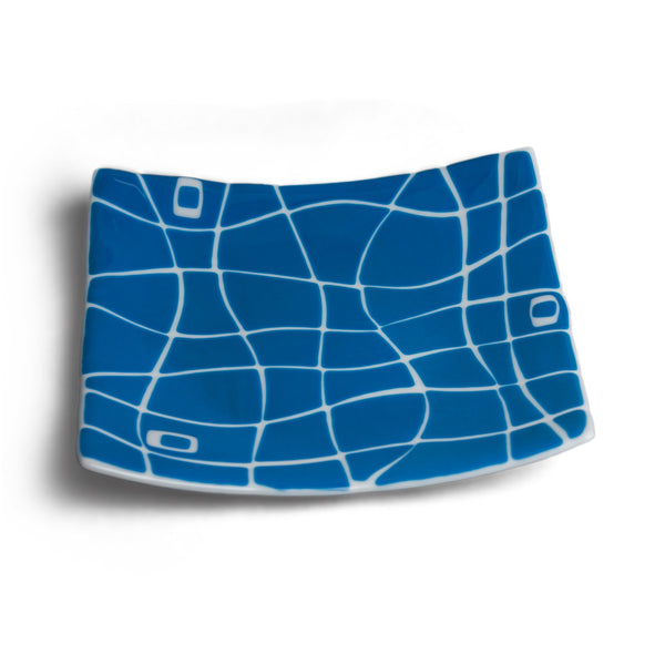 Egyptian Blue Mod Square Channel Bowl
