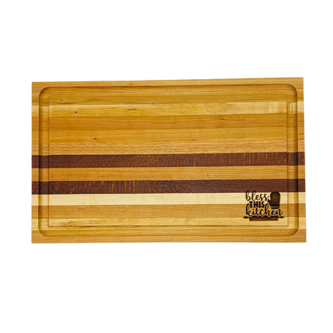 Spencer's Striped Edge Grain Chopping Block