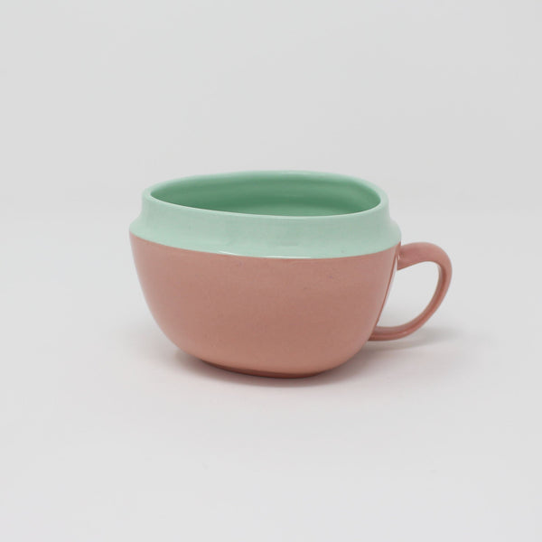 E. Lo Ceramic Art Top Curve Mug no.1 Bermuda Pink