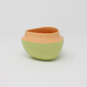 Orange Chartreuse Top Curve Berry Bowl