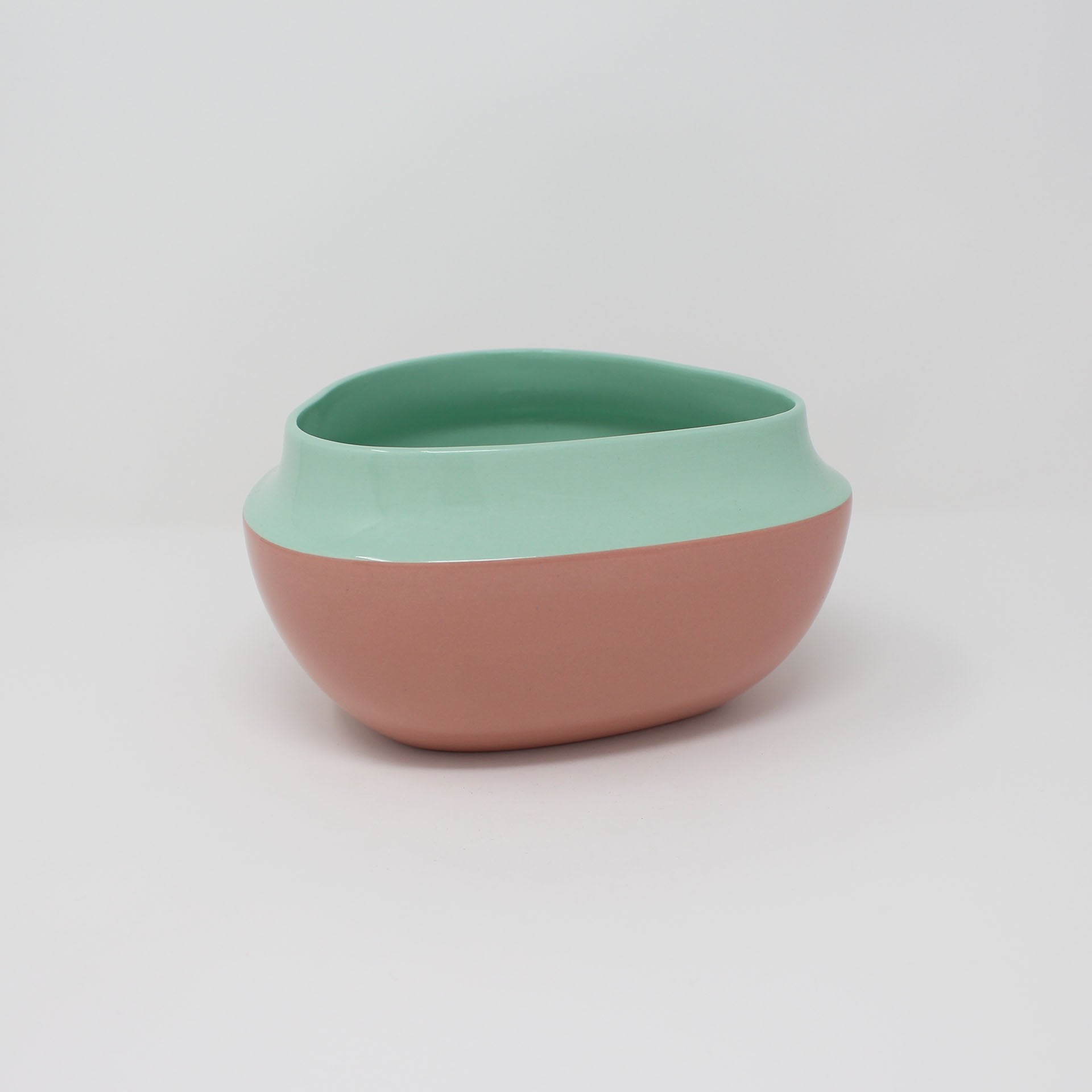 Bermuda Pink Top Curve Pasta Bowl