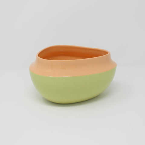Orange Chartreuse Top Curve Pasta Bowl