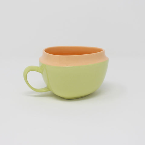 Orange Chartreuse Top Curve Mug no.1