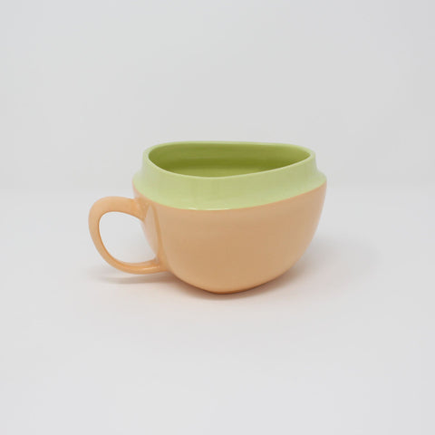 Chartreuse Orange Top Curve Mug no.2