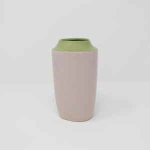 Avocado Purple Top Curve Short Vase