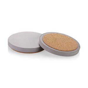 PLC Gray Concrete Bottle Coaster