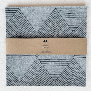 Zig Zag Charcoal Trivet