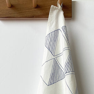 Blau Diamond Ivory Tea Towel