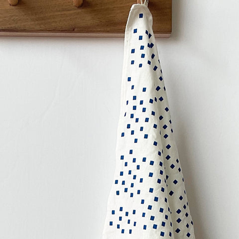 Blau Snippets Ivory Tea Towel