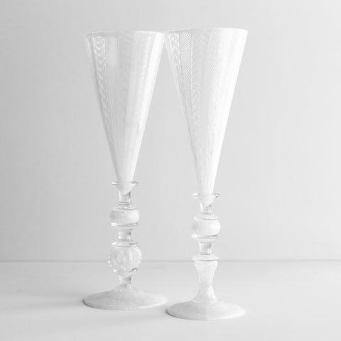 Bridal Champagne Flutes, Set of 2