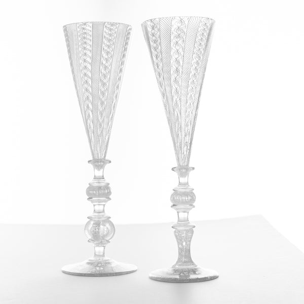 Bridal Champagne Flutes, Set of 2