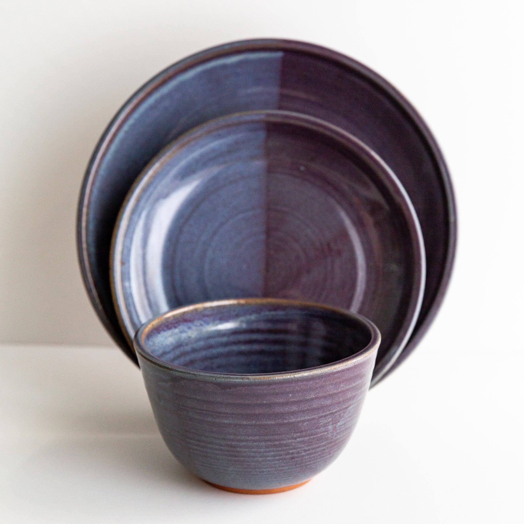 Eggplant Place Setting, 4 Piece