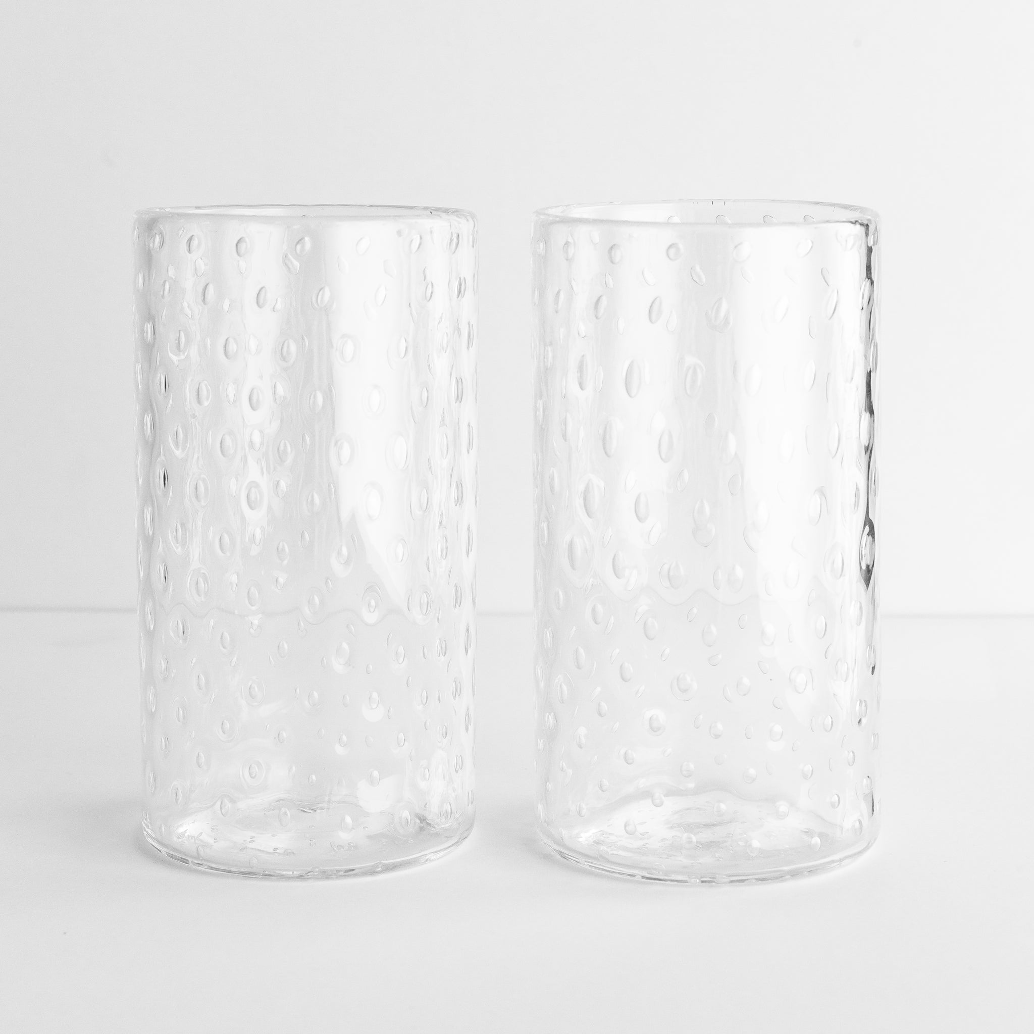 Shop + Registry Handblown Bubble Tall Glass Tumbler