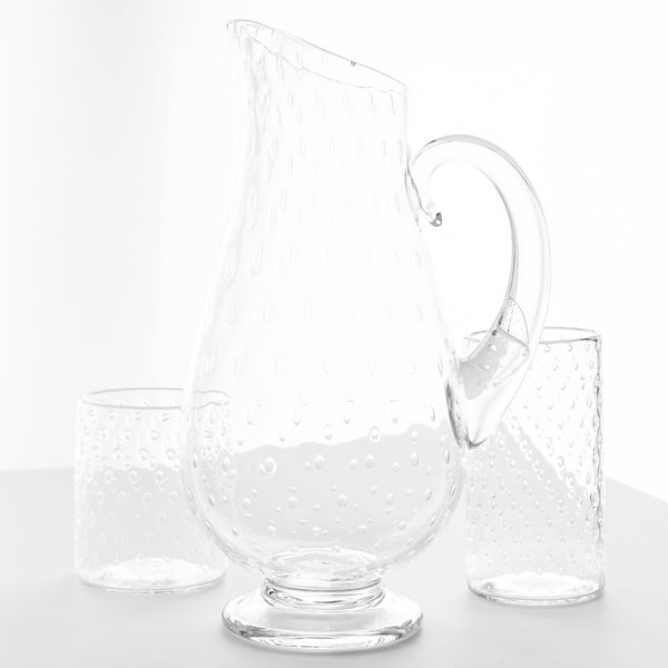 Bubble Glass Pitcher