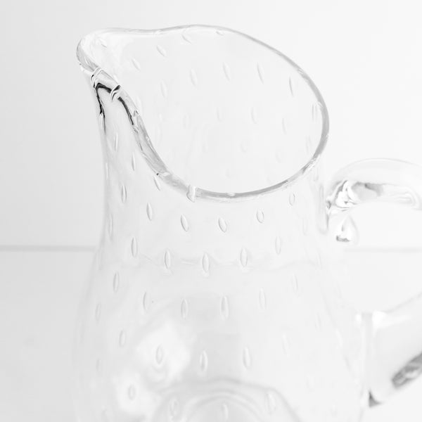 Bubble Glass Pitcher