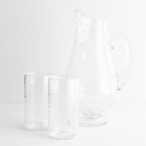 Bubble Glass Pitcher