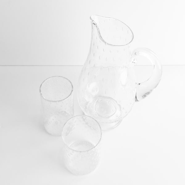 Bubble Glass Pitcher