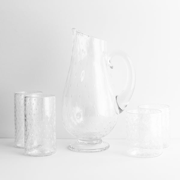 Bubble Glass Pitcher