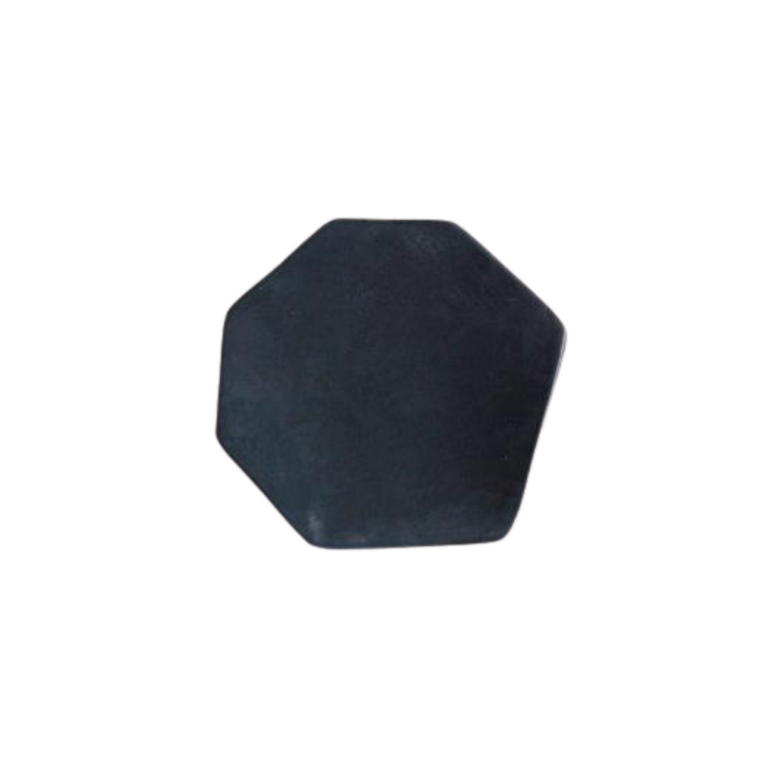 Formation Black Dessert Plate