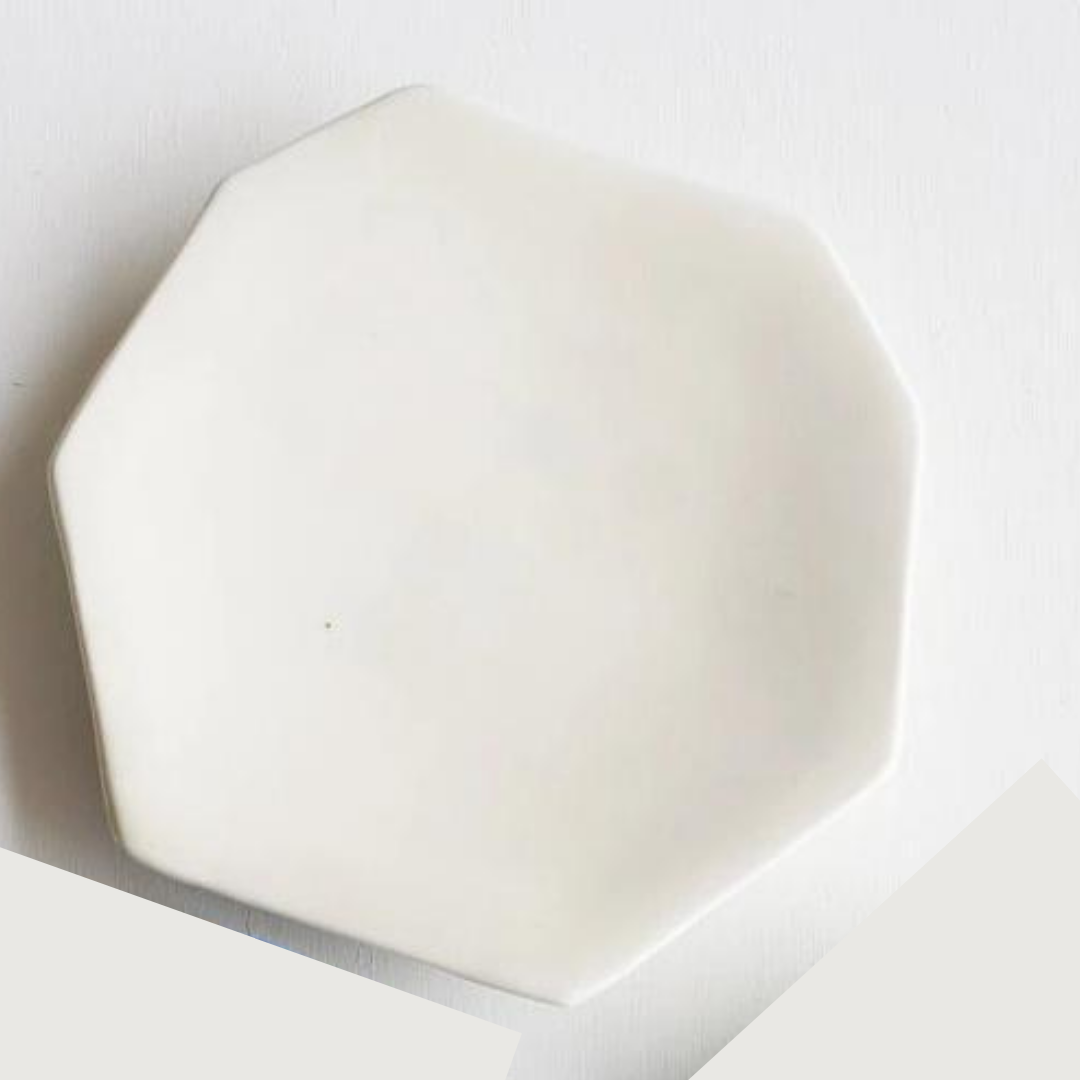Formation White Dinner Plate