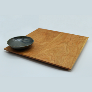 Cherry Square Bread Board + Dipping Bowl