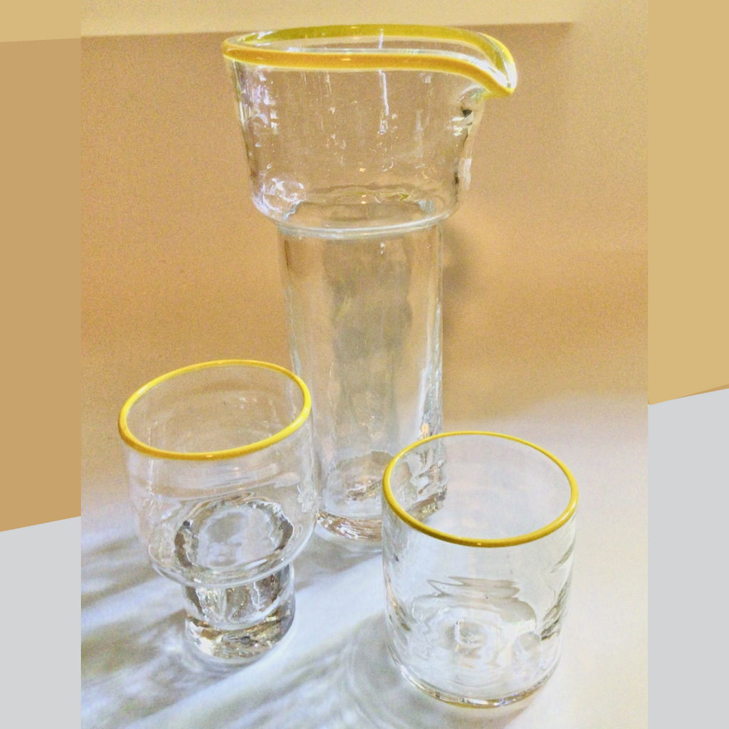Glass Carafe & Tumbler Set