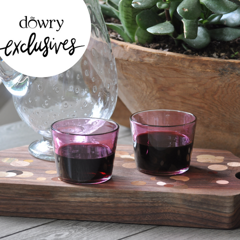 EXCLUSIVE Plum Wine Stackers, Set of 2