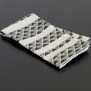 Charcoal Triangle Stone Napkin