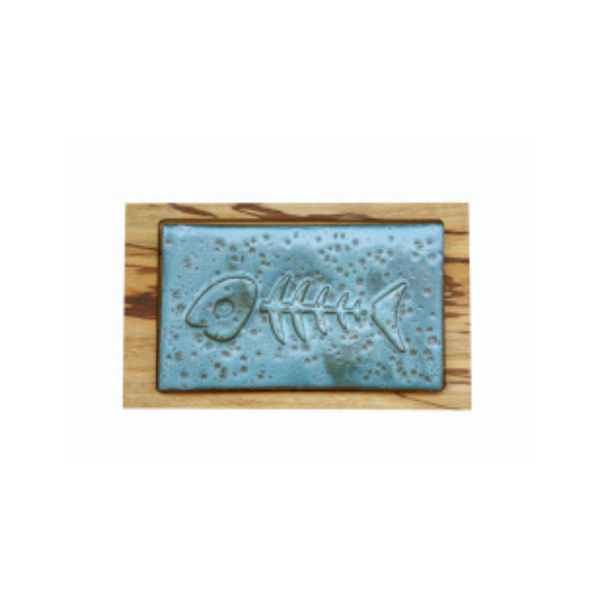 Ceramic Fish Soap Dish and Tray
