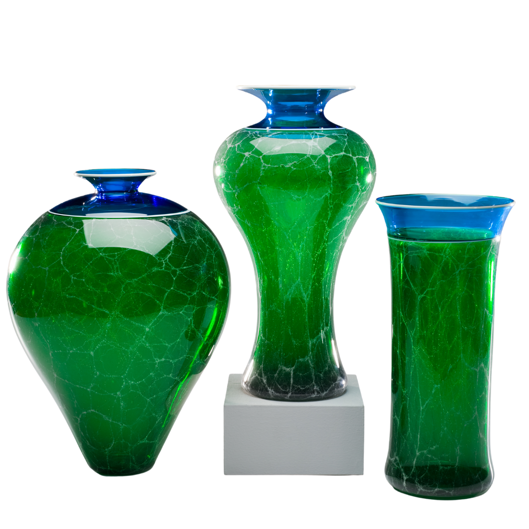 Shop Handblown Spring Primavera Cylinder Glass Vase | The Dowry