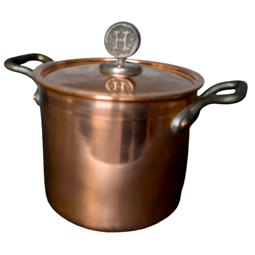 Small Copper Stock Pot - 2 Quart