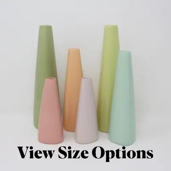 Chartreuse One Color Vase