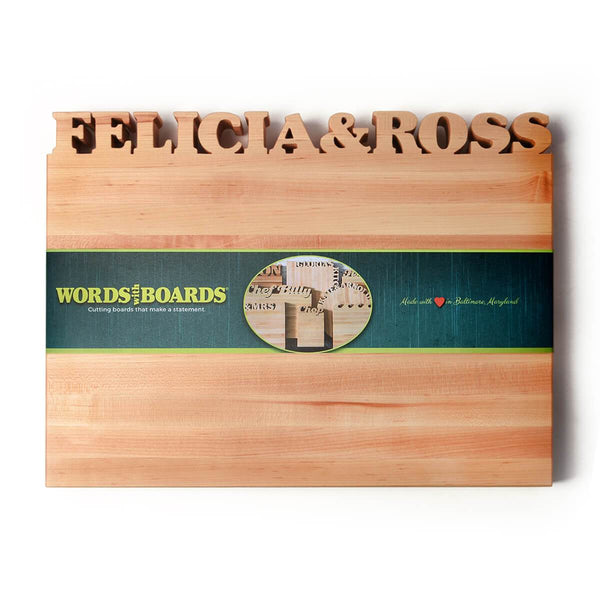 Personalized Large Cutting Board