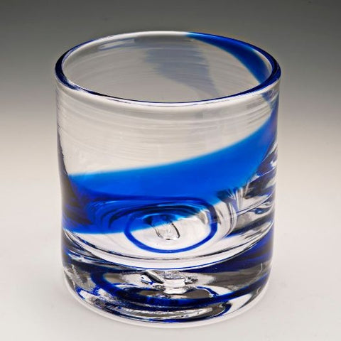 Blue Stripe Short Tumbler