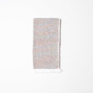 KD Weave Brown + White Hand Towel