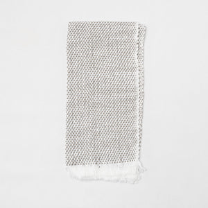 KD Weave Gray + White Hand Towel