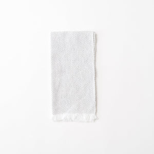 KD Weave Greige + White Hand Towel